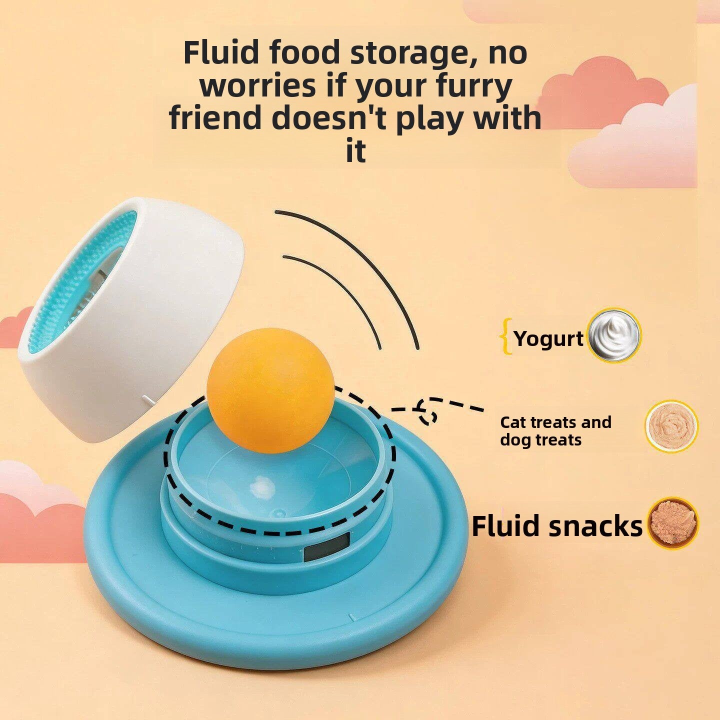 Interactive Slow Feeder Lick Bowl for Dogs and Cats to Slow Eating and Reduce Boredom