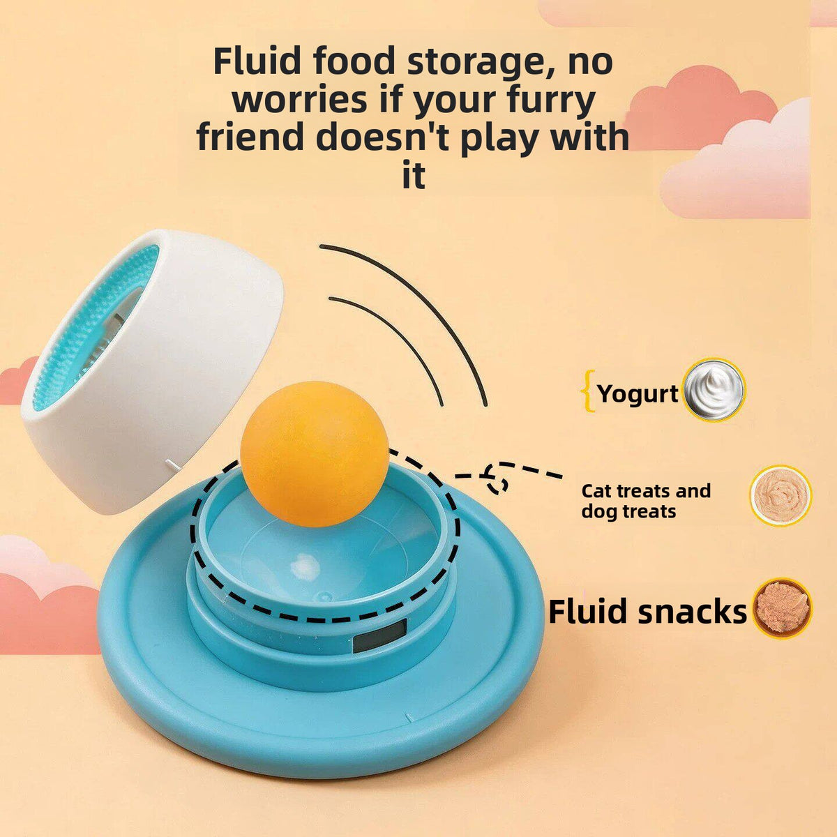 Interactive Slow Feeder Lick Bowl for Dogs and Cats to Slow Eating and Reduce Boredom