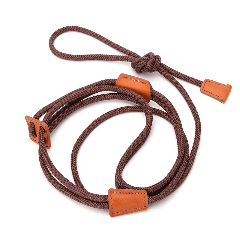 Integrated rope dog harness and lead, product photo
