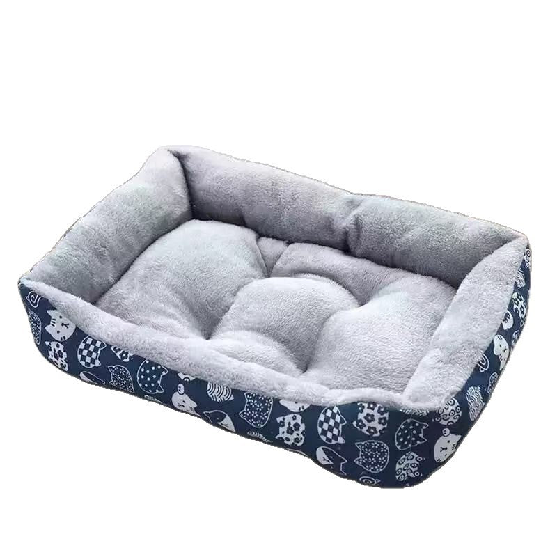 Suede Plush Pet Bed Mat for Dogs and Cats, All-Season Cushion