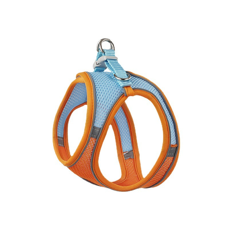 Cat vest harness sets in eight bright two tone colourways