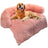 Plush square sofa pet bed with raised sides, photo 33 of 49