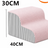 Pet ramp stairs with removable washable cover in Pink 2 Step Upgraded Plus