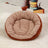 Round cartoon animal pet bed with chick face, product image 2