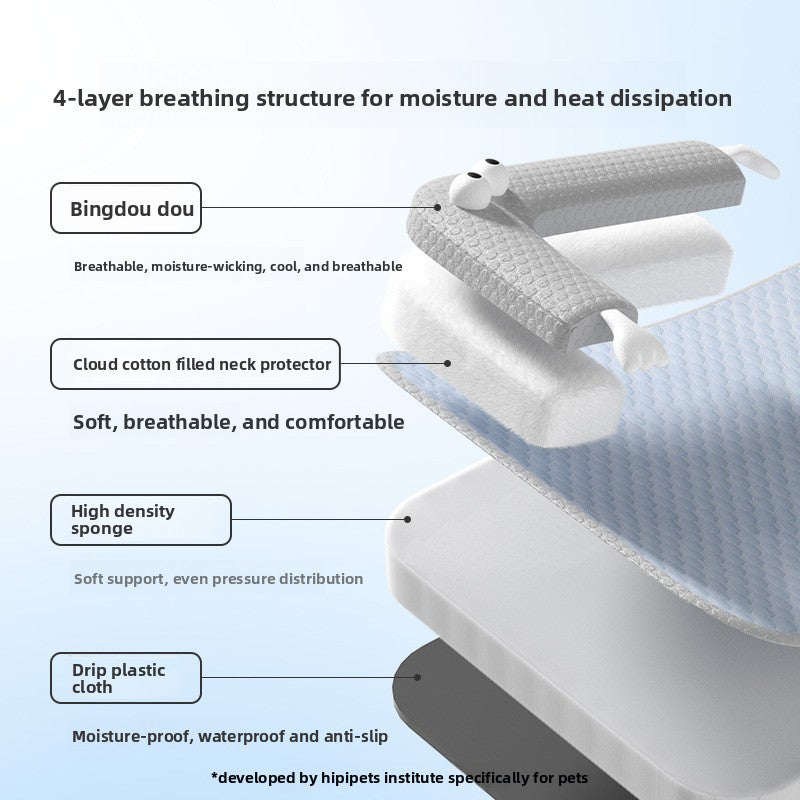 Breathable cooling dog mat with fun printed design, photo 3 of 66