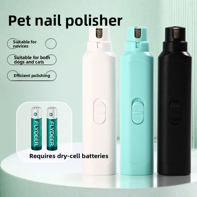 Battery or USB Pet Nail Grinder with Multiple Grinding Heads