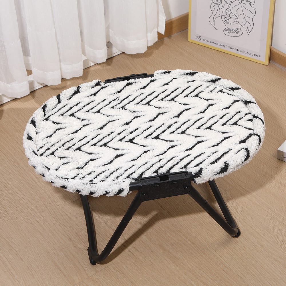 Portable Foldable Elevated Pet Bed, Raised Cot for Dogs and Cats