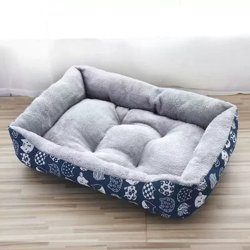 Suede Plush Pet Bed Mat for Dogs and Cats, All-Season Cushion