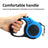Nylon retractable dog lead with anti-slip handle, product image 1