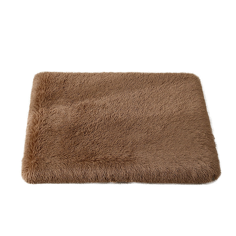 Plush pet mattress with removable washable cover, second detail photo