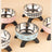 Elevated Pet Food Bowl with Stainless Steel Insert