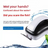 Magnetic aquarium glass cleaner with algae scraper for fish tanks, view 4