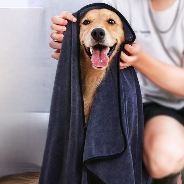 Microfibre Quick Dry Pet Towel, Super Absorbent for Dogs and Cats