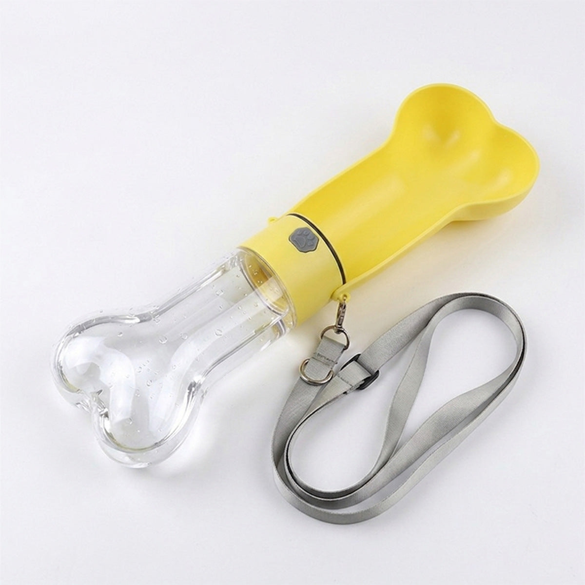 Flip-Top Foldable Plastic Pet Water Bottle with Secure Seal in Eight Colours for Walks