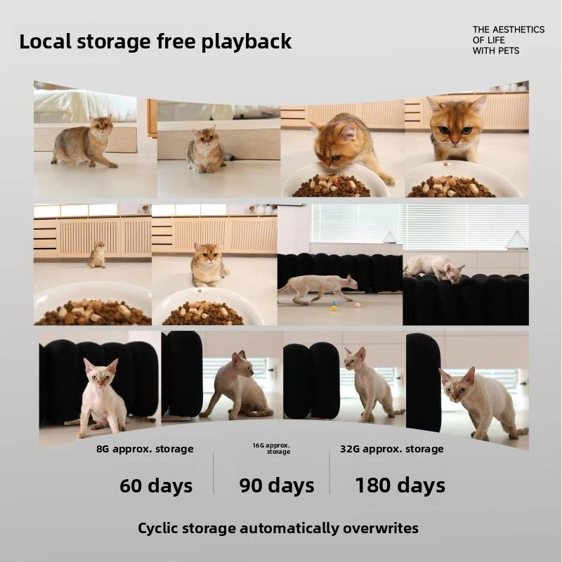 Automatic Pet Feeder with 720p Camera, Wi-Fi Control and Sealed 1.5L Food Storage