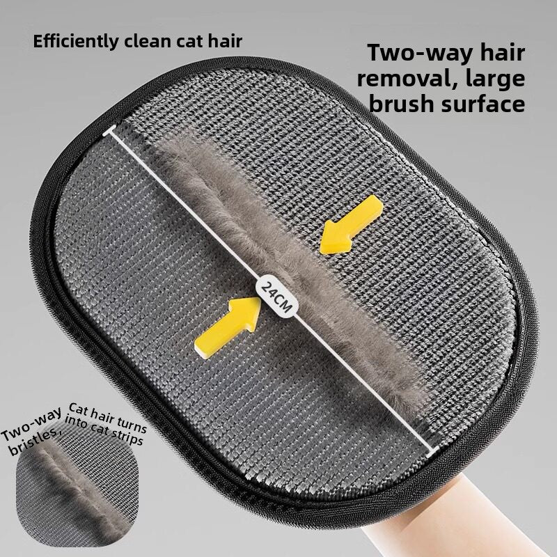 Thick Static Pet Hair Removal Gloves in Two Sizes