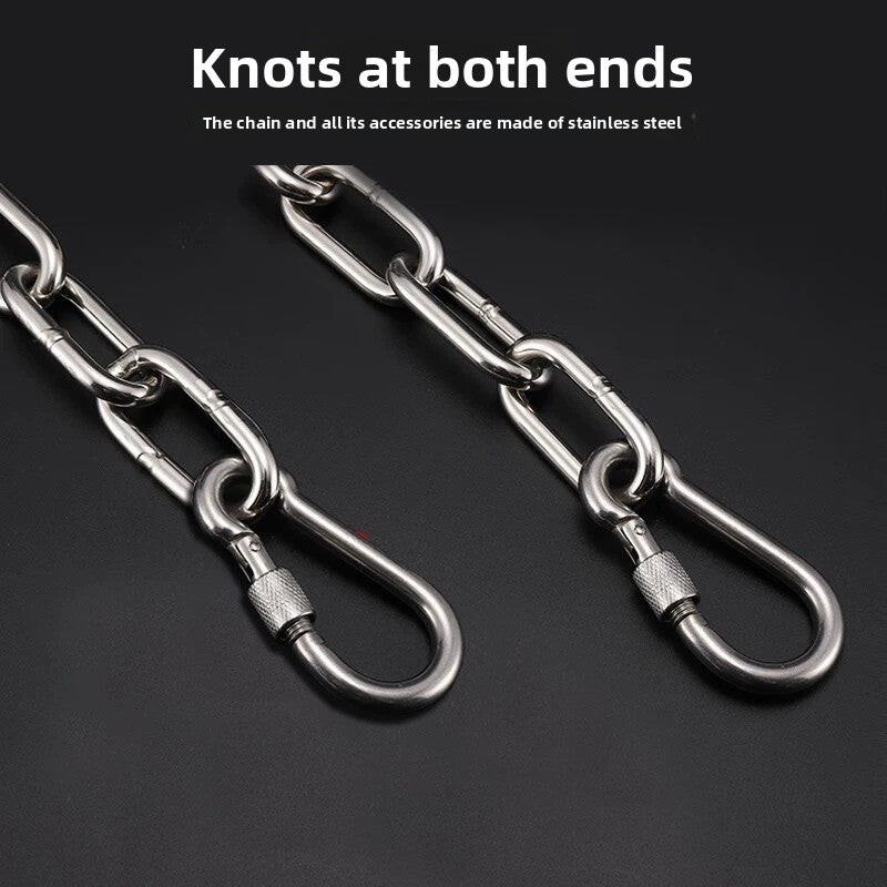 Stainless steel chain dog lead, ideal for everyday use
