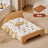 Small dog and cat cushion bed up to 15kg, further angle view