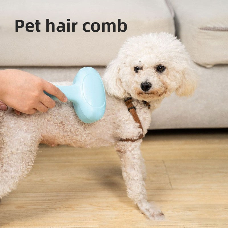 2-in-1 Pet Hair Dryer Brush, Two-Speed Blow Dry Massage Comb