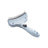 Stainless Steel Detangling and Thinning Rake, Non-Slip Handle