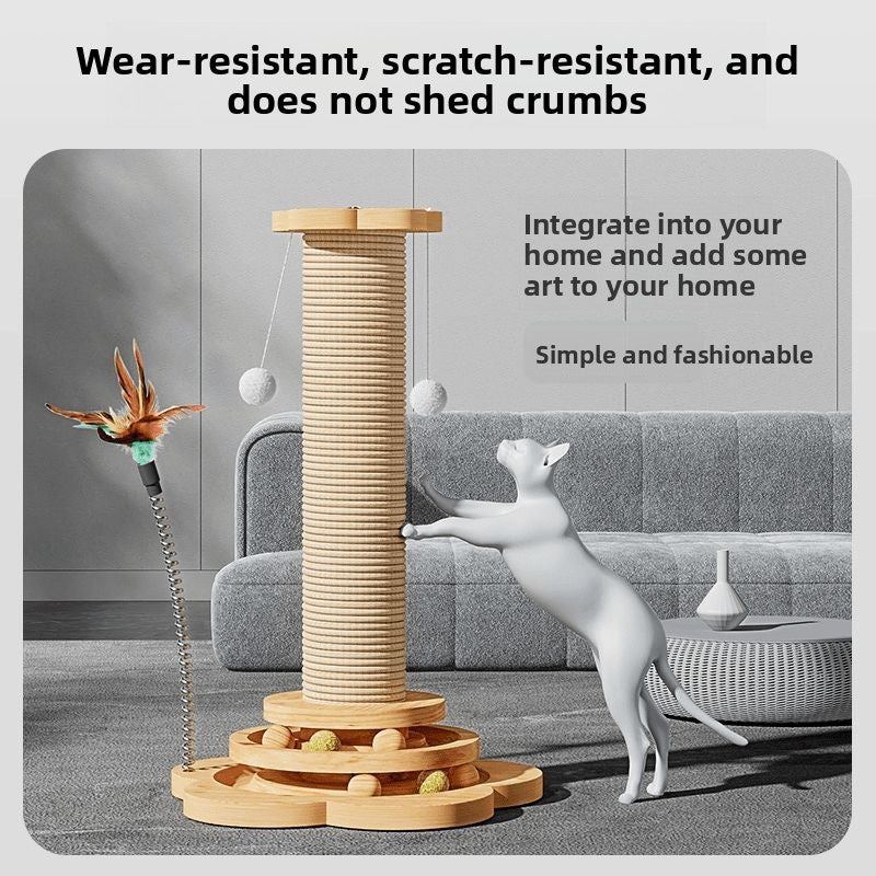 Sisal cat scratching post 48cm tall, detail photo 3