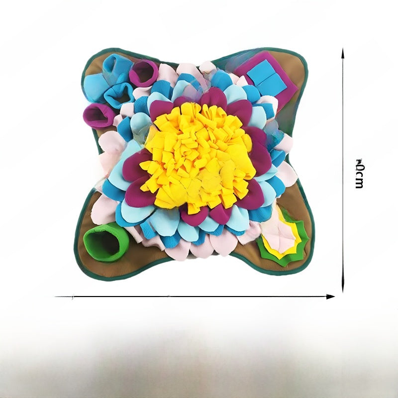 Dog Puzzle Snuffle Mat for Slow Feeding - Mental Stimulation Sniffing Pad in Many Shapes