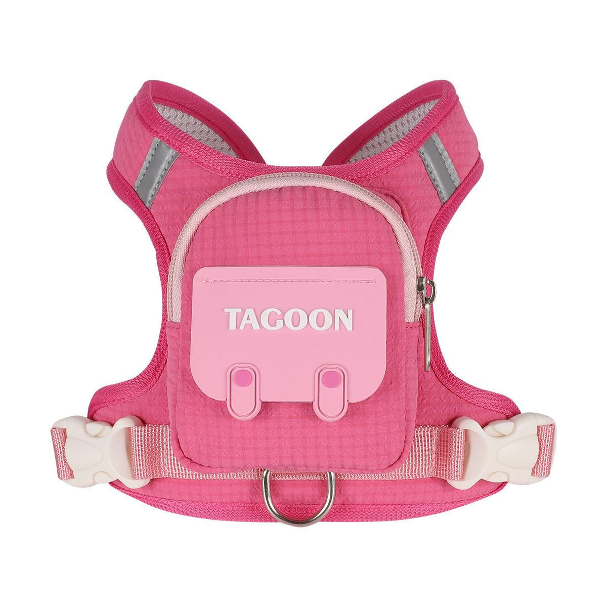 Soft nylon small dog harness and lead, available from Pet Royale UK