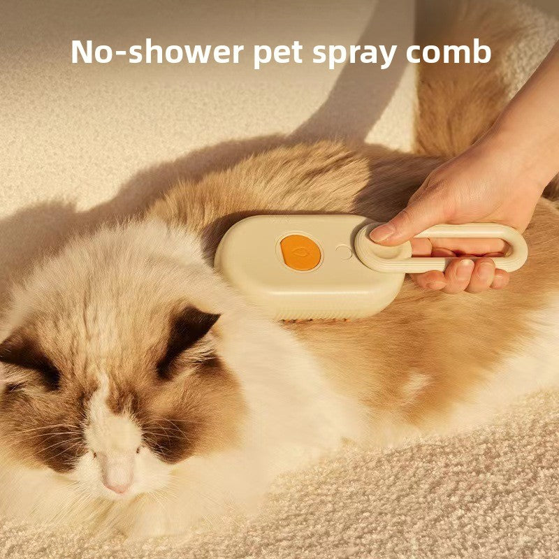 Electric Massaging Spray Comb with Silicone Tips, Anti-Static
