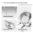 Stainless steel elevated pet bowl with stand - photo 3