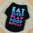 Dog Letter Print Summer Tshirt