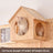 Modular wooden wall-mounted cat climbing board with shelves, photo 11