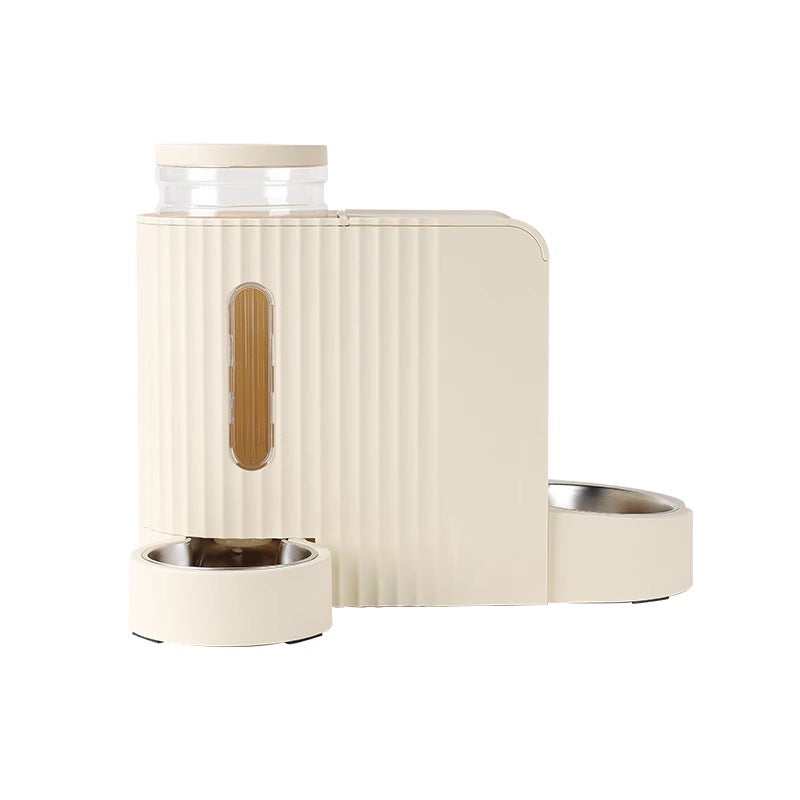 3L Automatic Pet Feeder and Water Dispenser Combo in Pink, Green or Beige