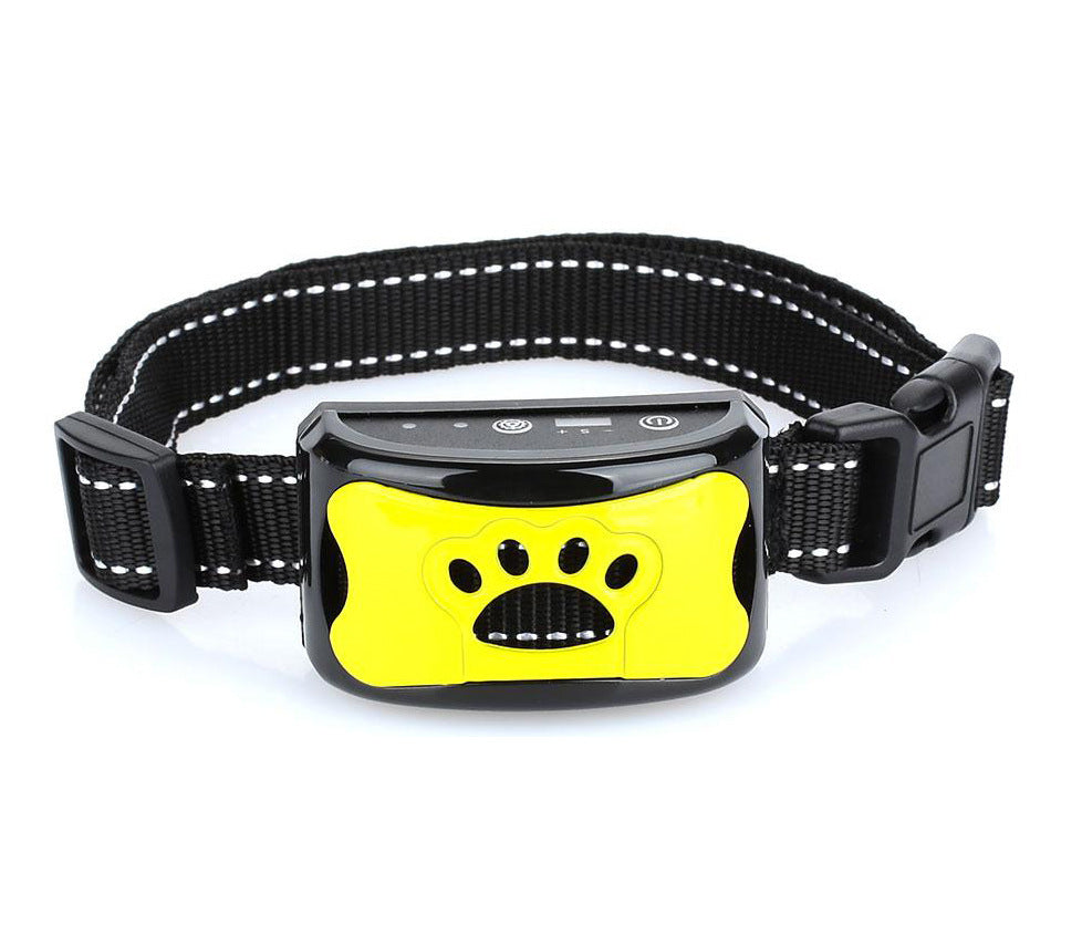 Rechargeable vibration anti-bark dog collar in bright colour, product image 7