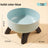 Elevated Pet Food Bowl with Stainless Steel Insert
