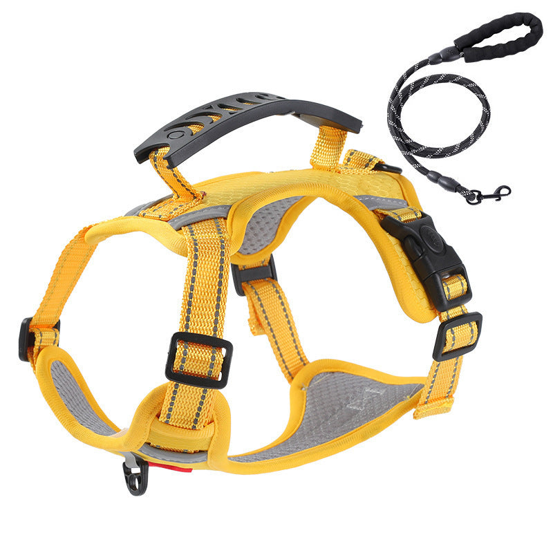 Reflective nylon vest dog harness, 5 sizes available