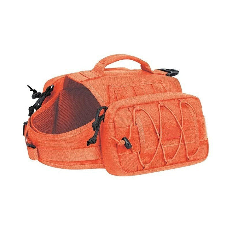 Tactical polyester dog harness with attachment points for outdoor use, product image 1