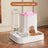 Elevated Cat Feeder and Water Bowl Combo with Dual Bowls and Smart Sensor
