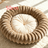 Round Flannel Pet Bed Cushion with PP Cotton Filling