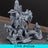 Stone rockery aquarium ornament shaped like mountain peaks
