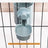 Hanging Pet Feeder and Water Dispenser Set, 500g Food and 500ml Water, Cage Mount