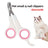 Stainless Steel Pet Nail Scissors with Curved Blade for Dogs and Cats
