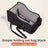 Dog car seat for small dogs and puppies in Black Fabric