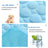 Light blue pet cooling mat with gel layer and mesh base, photo 4