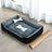Soft pet bed with blanket, mat and bone pillow, product detail photo