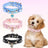 Rhinestone heart PU leather collar for cats and small dogs, product image 4