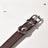 PU leather pet collar with ID tag and bell in Green, side view