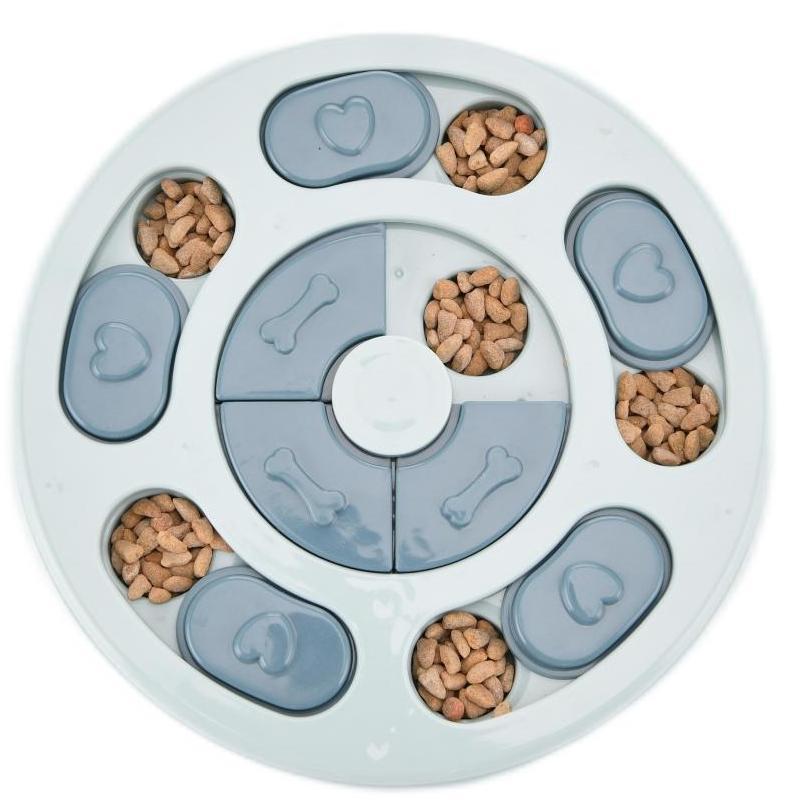 Puzzle Slow Feeder Toy Bowl for Dogs, Bite-Resistant PP Plastic, Choice of Shapes