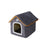 Grey enclosed cat cave bed with removable washable cover, photo 2
