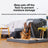 Memory foam dog bed mat with washable cover, shown in 2 colours and styles