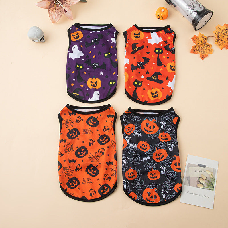 Halloween print vest for dogs and cats, available in 11 styles, image 4